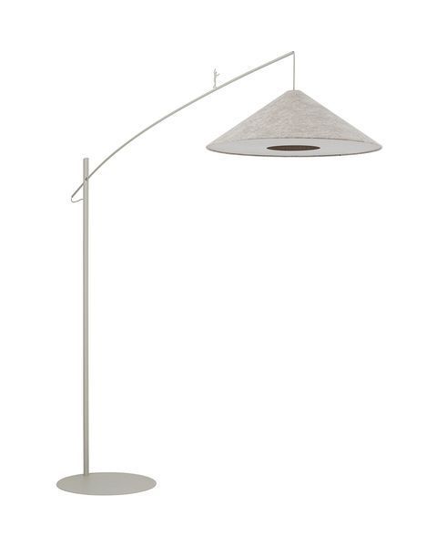 Напольная лампа Nowodvorski POISE FL SILK GRAY A с изящным дизайном 11686 фото