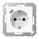 Розетка SCHUKO JUNG A1520-18CWW белая с USB тип C