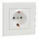 Розетка 1-на з/з Schneider Electric Asfora біла EPH2900121 фото