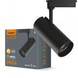 LED світильник трековий VIDEX 30W 4100K чорний VL-TR04-304B VL-TR04-304B фото