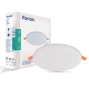 Светодиодный встраиваемый светильник Feron AL701 18Вт 4000K белый 1901 01901 фото