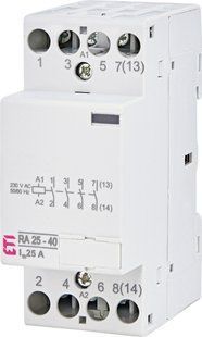Контактор модульный RA 25-40 25A 230V AC 4NO, ETI, 2464094 2464094 фото