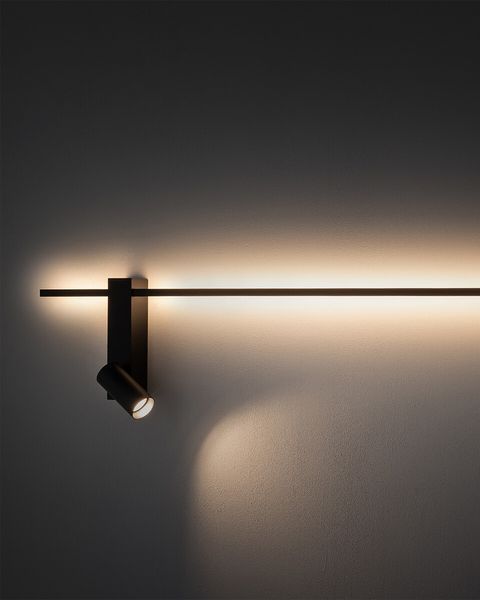 Бра Nowodvorski EASY LED Left чорне LED 11W + GU10 10W для читання 11425 фото