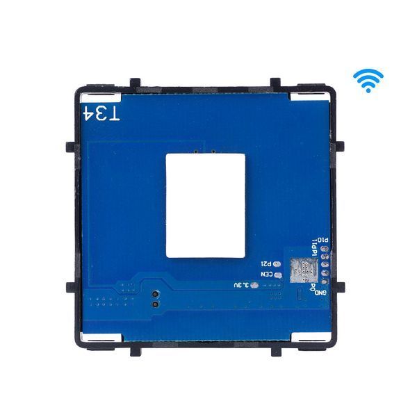 Розумний вимикач з WiFi + BLE | Сенсорний Чорний, 2 сенсора, З нулем (G86D-SW2G.WF.BL) G86D-SW2G.WF.BL фото