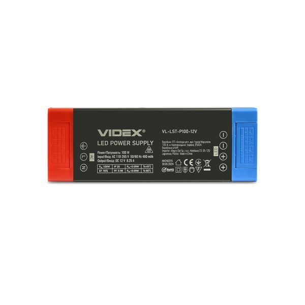 Блок питания для LED ленты VIDEX DC12V 8.25A 100W (VL-LST-P100-12V) VL-LST-P100-12V фото