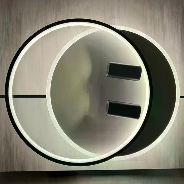 Светильник потолочный светодиодный LUMINARIA GEOMETRIA DOWNLIGHT 65W 2R 400/490 WHITE/BLACK 220V IP20 с пультом ДУ 6951427268655 фото