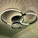 Светильник потолочный светодиодный LUMINARIA AKRILIKA ROUND 100W 4R BLACK/CLEAR 220V IP20 с пультом ДУ 69514272685491 фото 2