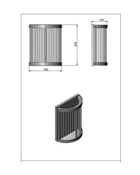 Настенный светильник Pikart 23531 Tubes E14 2x60W IP20 23531 фото