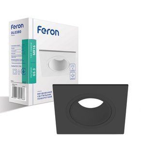 Встроенный поворотный светильник Feron DL0380 под лампу черный 1780 01780 фото
