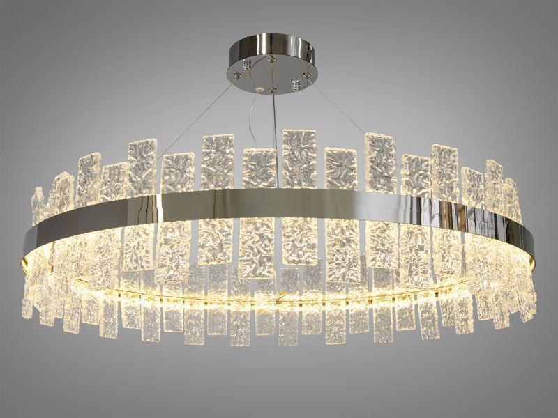 Люстра светодиодная хрустальная Diasha LED module Хром 828/800BR 828/800BR фото